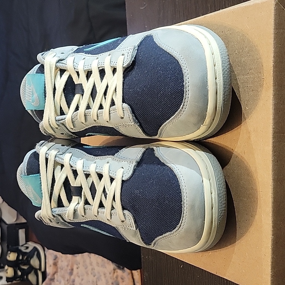 Nike Dunk Low Premium "Dark Obsidian Green Frost" Mens 10 Womens 11.5 EUC - Picture 4 of 10